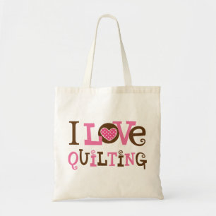 I Love Quilting (Quilter Gift) Tote Bag