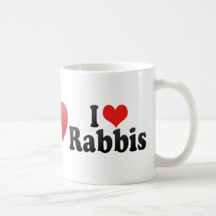 I Love Rabbis Coffee Mug