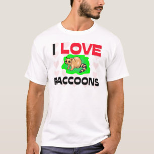 I Love Raccoons T-Shirt