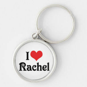 I Love Rachel Keychain