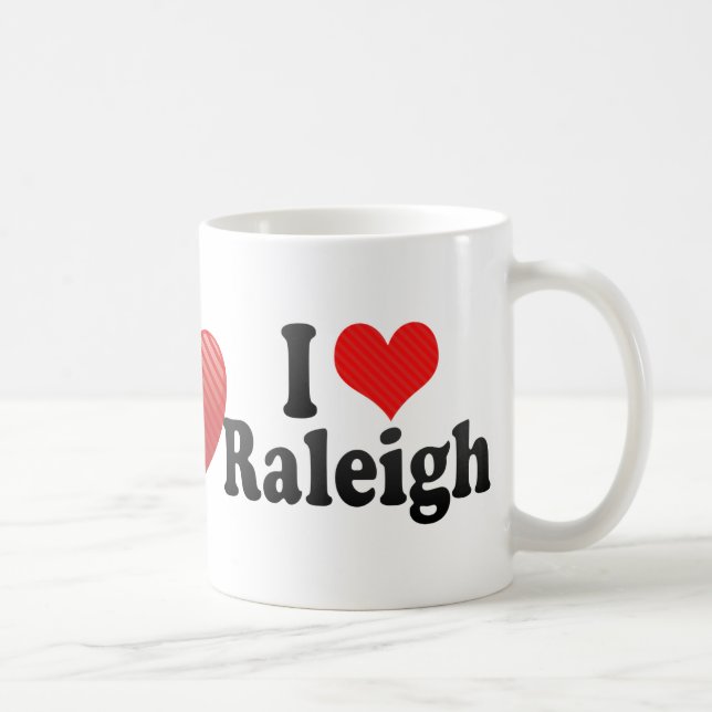 I Love Raleigh Coffee Mug (Right)