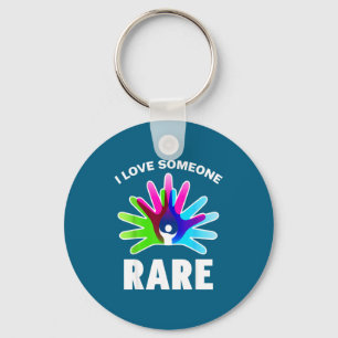 I Love Rare Disease Awareness Shirt - Rare Disease Keychain