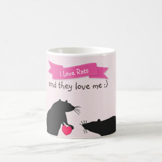 I Love Rats and They Love Me Coffee Mug