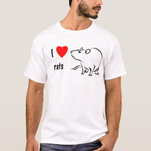 I Love Rats T-Shirt
