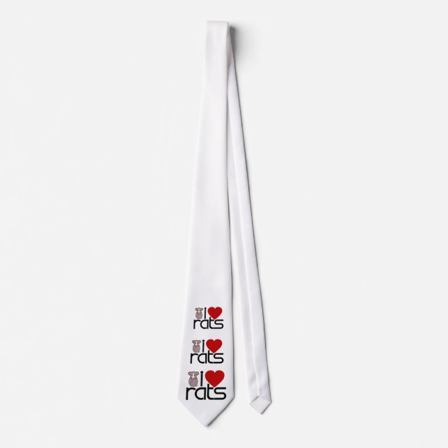 I Love Rats Tie (Front)