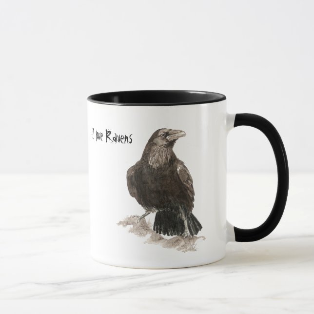 I love Ravens Mug (Right)