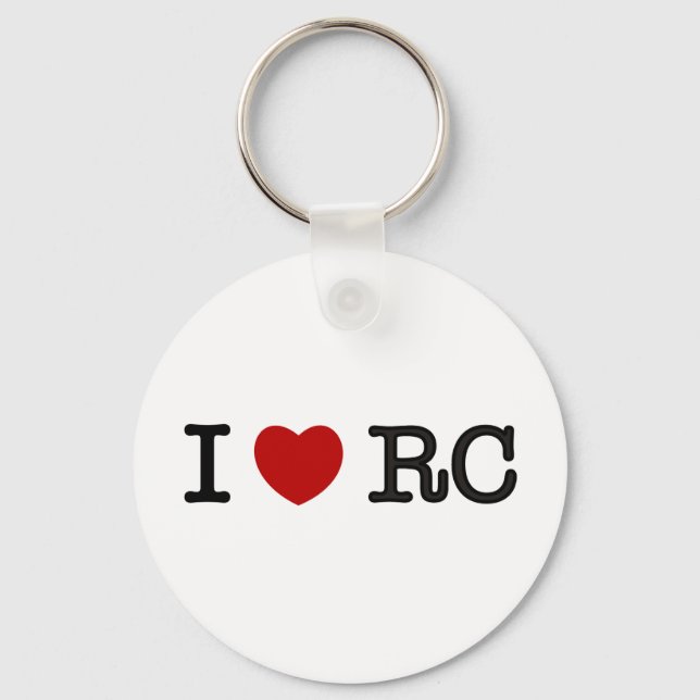 I Love RC Keychain (Front)