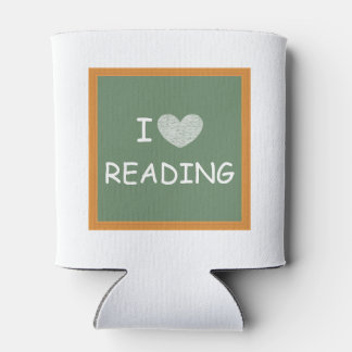 I Love Reading Can Cooler