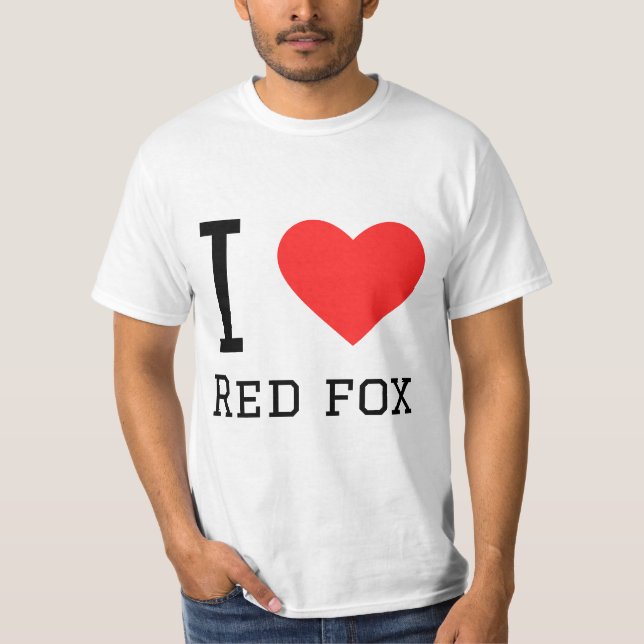 I love red fox T-Shirt (Front)