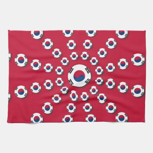 I love Red Kitchen Towel (Horizontal)