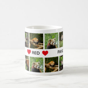 I Love Red Pandas Photo Mug