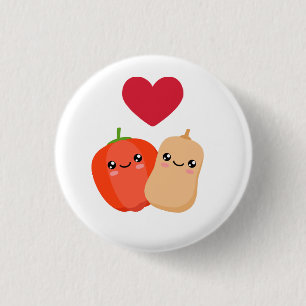 I love red pepper & butternut squash soup 1 inch round button