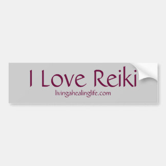 I Love Reiki Bumper Sticker
