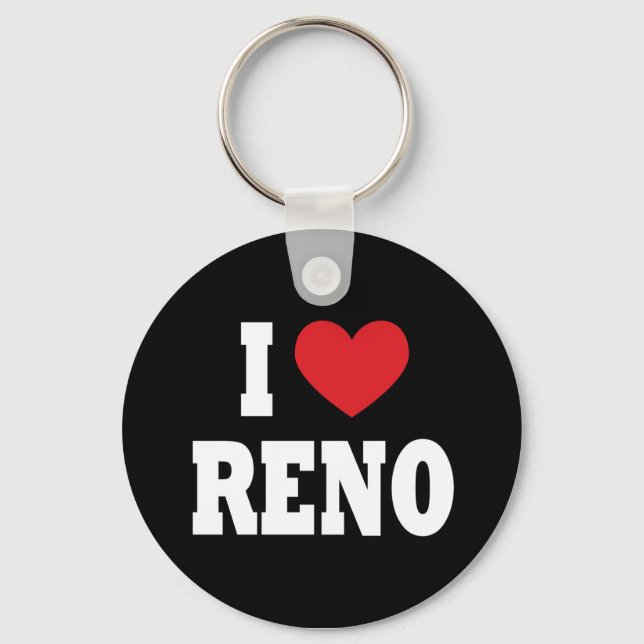 I Love Reno Keychain (Front)