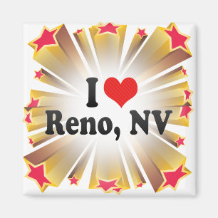 I Love Reno, NV Magnet