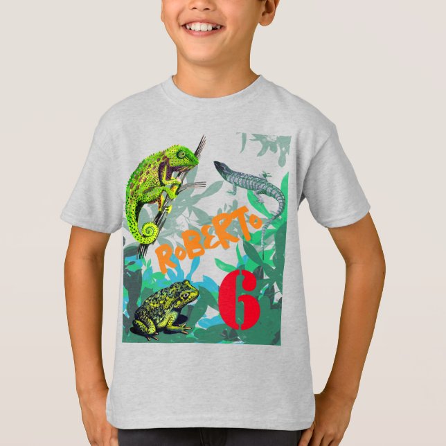 I love reptiles birthday !  T-Shirt (Front)