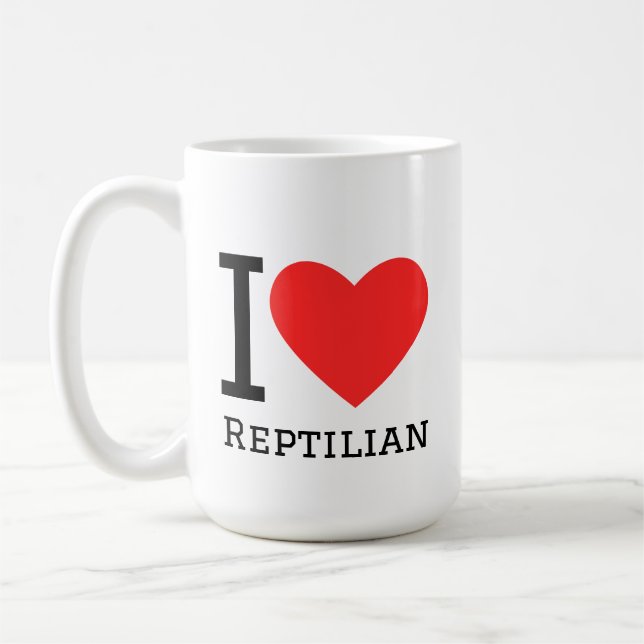 I love reptilian coffee mug (Left)