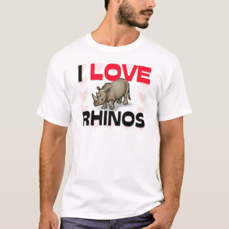 I Love Rhinos T-Shirt