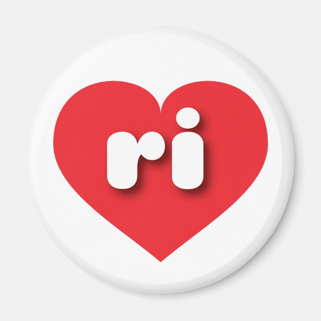 I love Rhode Island - ri red heart Magnet (Front)