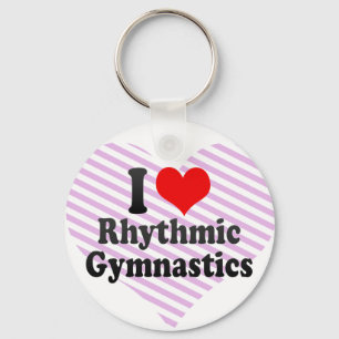 I love Rhythmic Gymnastics Keychain