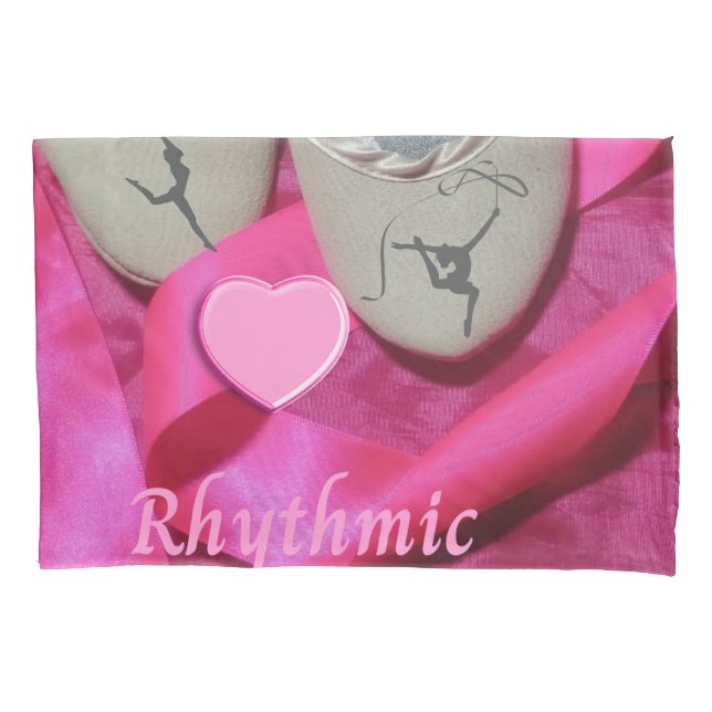 I Love Rhythmic Gymnastics Pillow Pillowcase (Front)