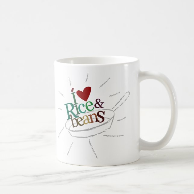 I Love Rice and Beans MUG (Right)