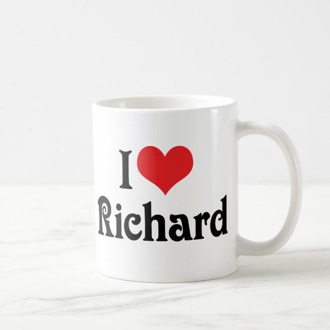 I Love Richard Coffee Mug (Right)