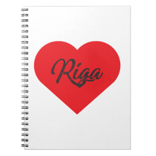 I Love Riga - Latvia Notebook