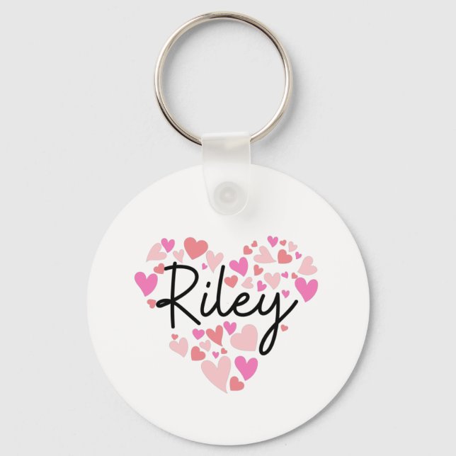 I love Riley Keychain (Front)