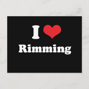 I LOVE RIMMING - .png Postcard