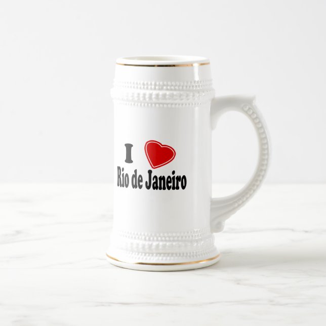 I Love Rio de Janeiro Beer Stein (Right)