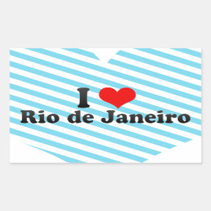 I Love Rio de Janeiro, Brazil Sticker