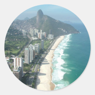 I Love Rio de Janeiro Classic Round Sticker