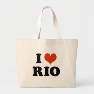 I love Rio Large Tote Bag