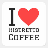 I love ristretto coffee