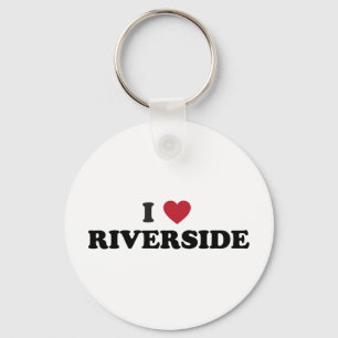 I Love Riverside California Keychain