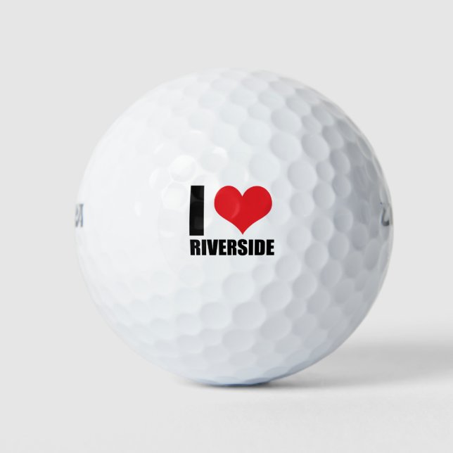 I love Riverside Golf Balls (Front)
