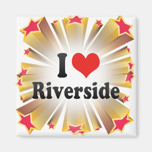 I Love Riverside Magnet