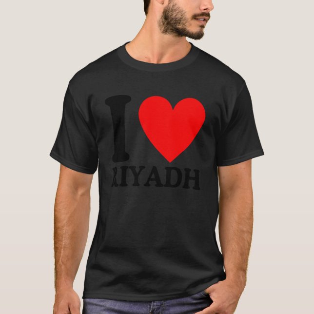 I Love Riyadh Tee - I Heart Riyadh (Front)