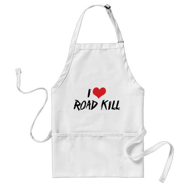 I Love Road Kill Standard Apron (Front)