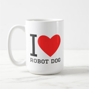 I love robot dog coffee mug