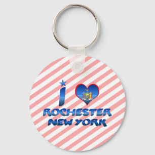 I love Rochester, New York Keychain