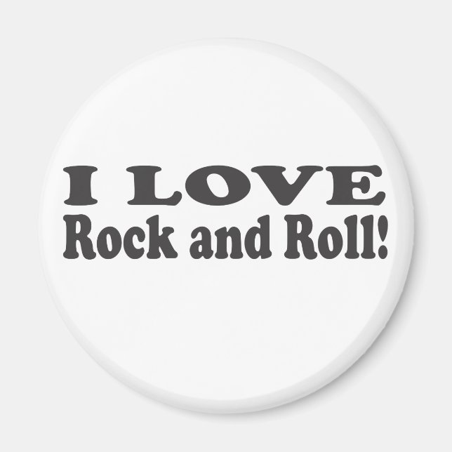 I Love Rock and Roll! Magnet (Front)