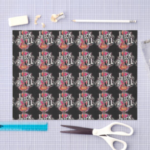 I Love Rock N Roll Electric Guitar Painting Tissue Paper