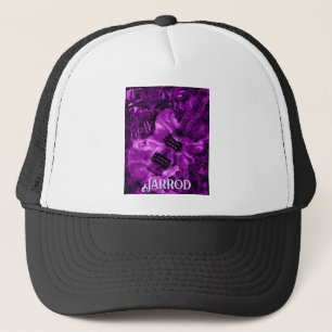 I Love Rock 'N Roll Electric Guitar Personalized Trucker Hat