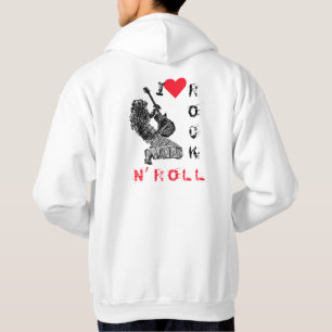 I Love Rock N'Roll Sweat - shirt à capuche Guitare