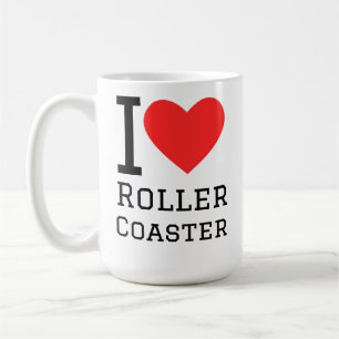 I love roller coaster coffee mug