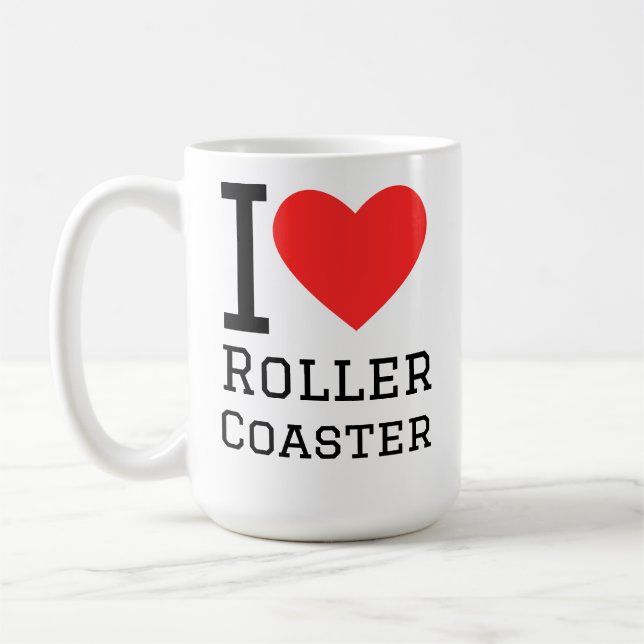 I love roller coaster coffee mug (Left)