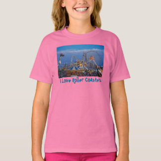 I Love Roller Coasters T-Shirt