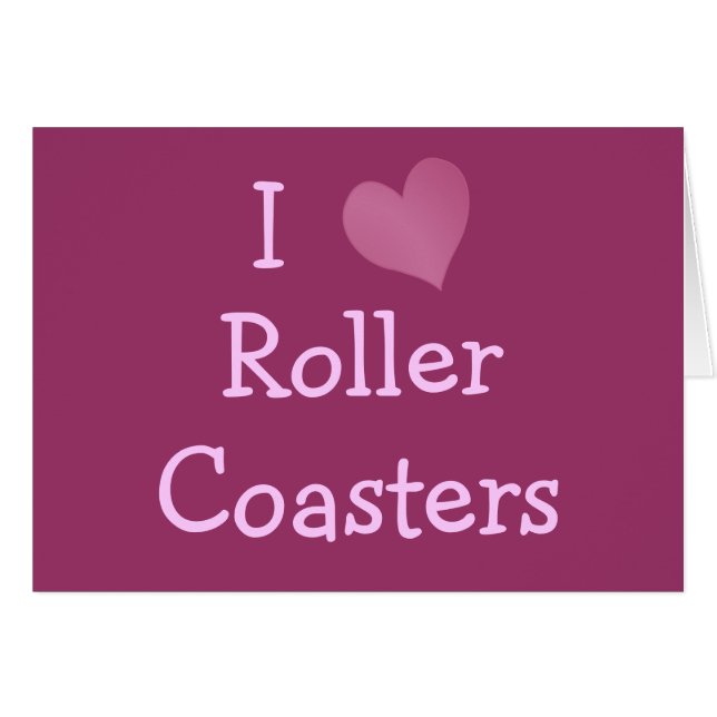 I Love Roller Dessous de verre (Devant horizontal)